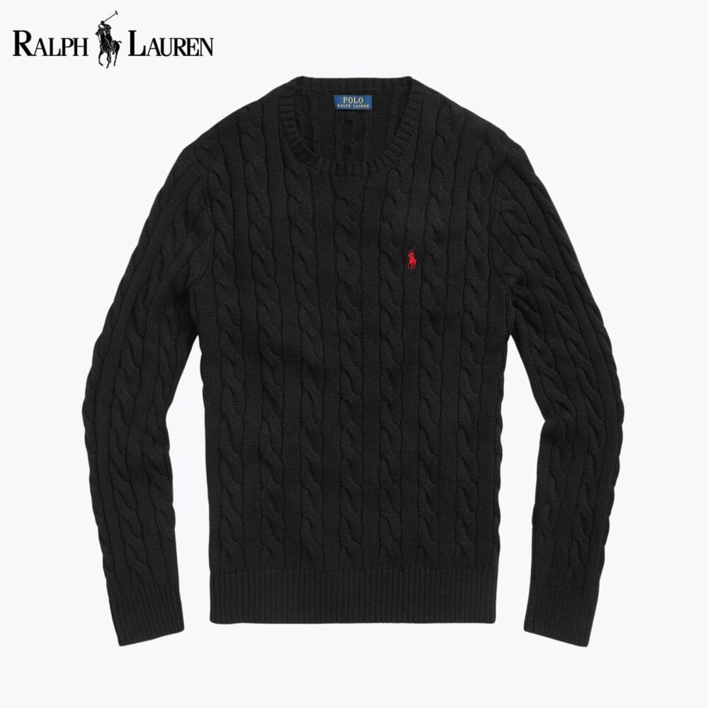 𝑅𝐿 Classic Cable-Knit Sweater
